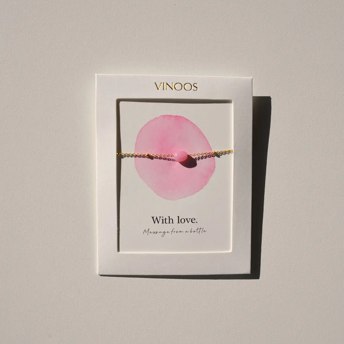 vinoos-colours-of-wine-with-love-armband-rosa-edelstahl image 4