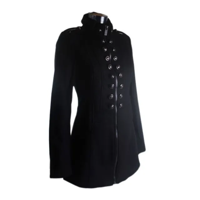 cipo-baxx-damen-blazer-jacke-schwarz-wolle image 1