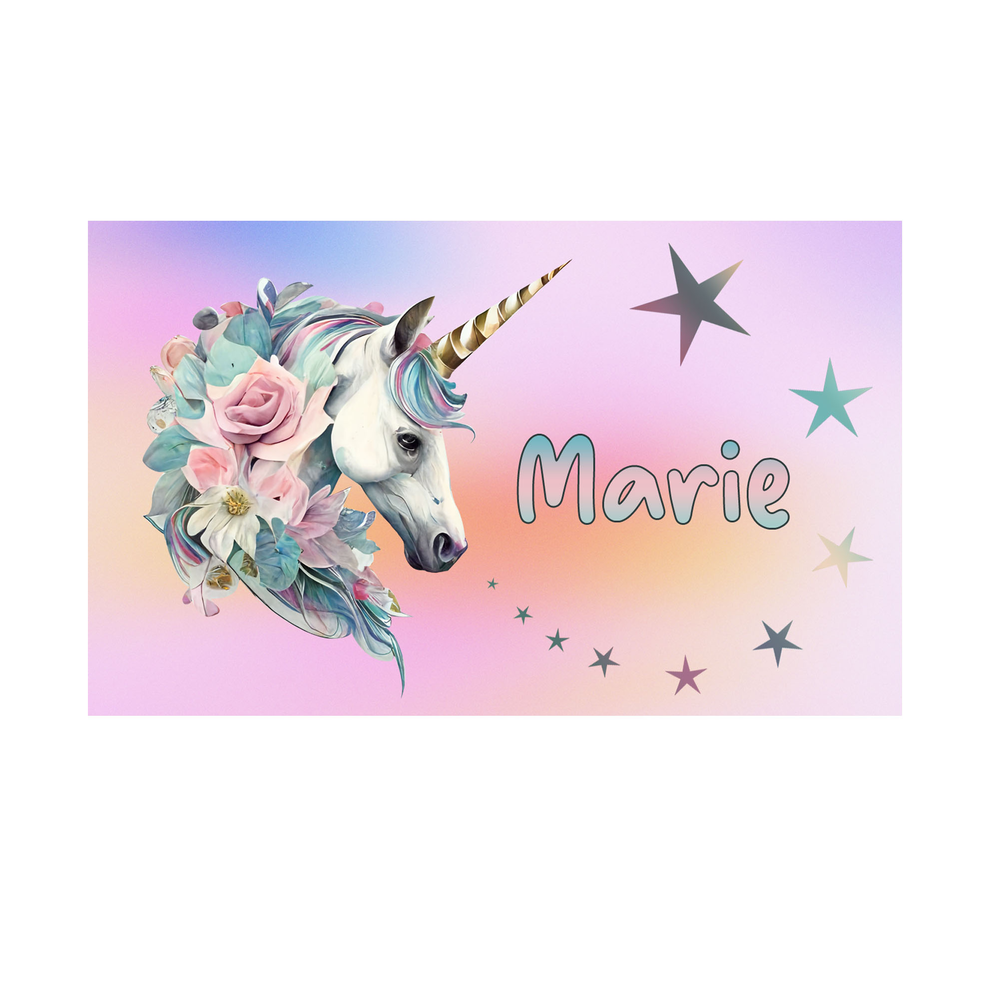geschenke364-geldbeutel-einhorn-03-kinder-geldb-rse-schwarz-mit-name image 5