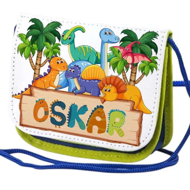 geschenke364-geldbeutel-brustbeutel-dinosaurier-mit-name image 1