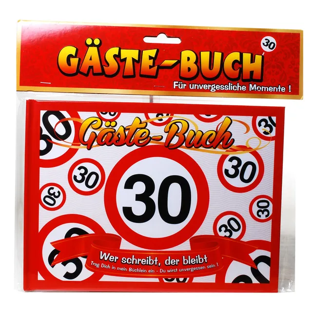 geschenke364-g-stebuch-30-pappe-geburtstag-15-5x21-5-cm image 1