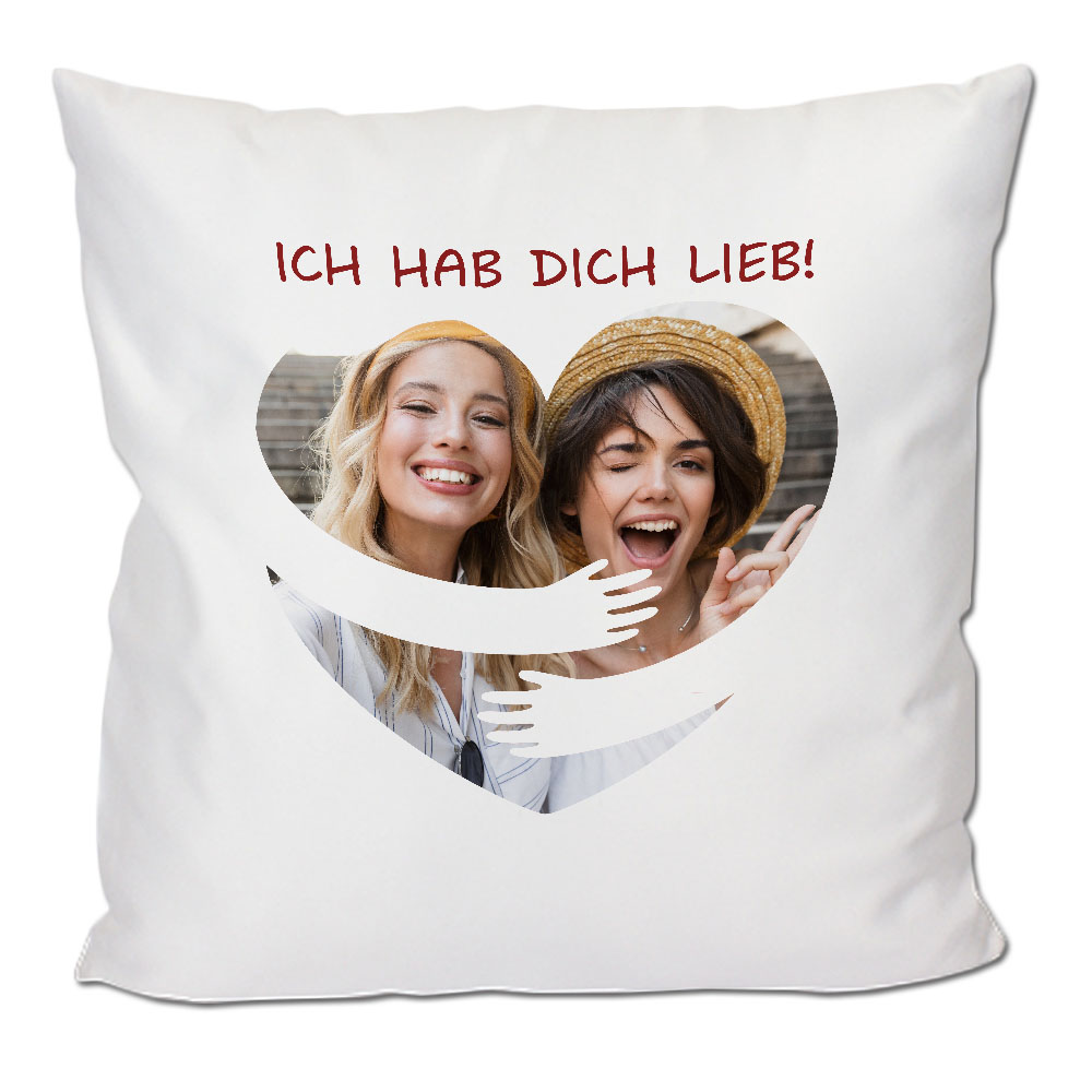 geschenke364-kissen-foto-kissen-umarmung-hab-dich-lieb-40x40 image 2