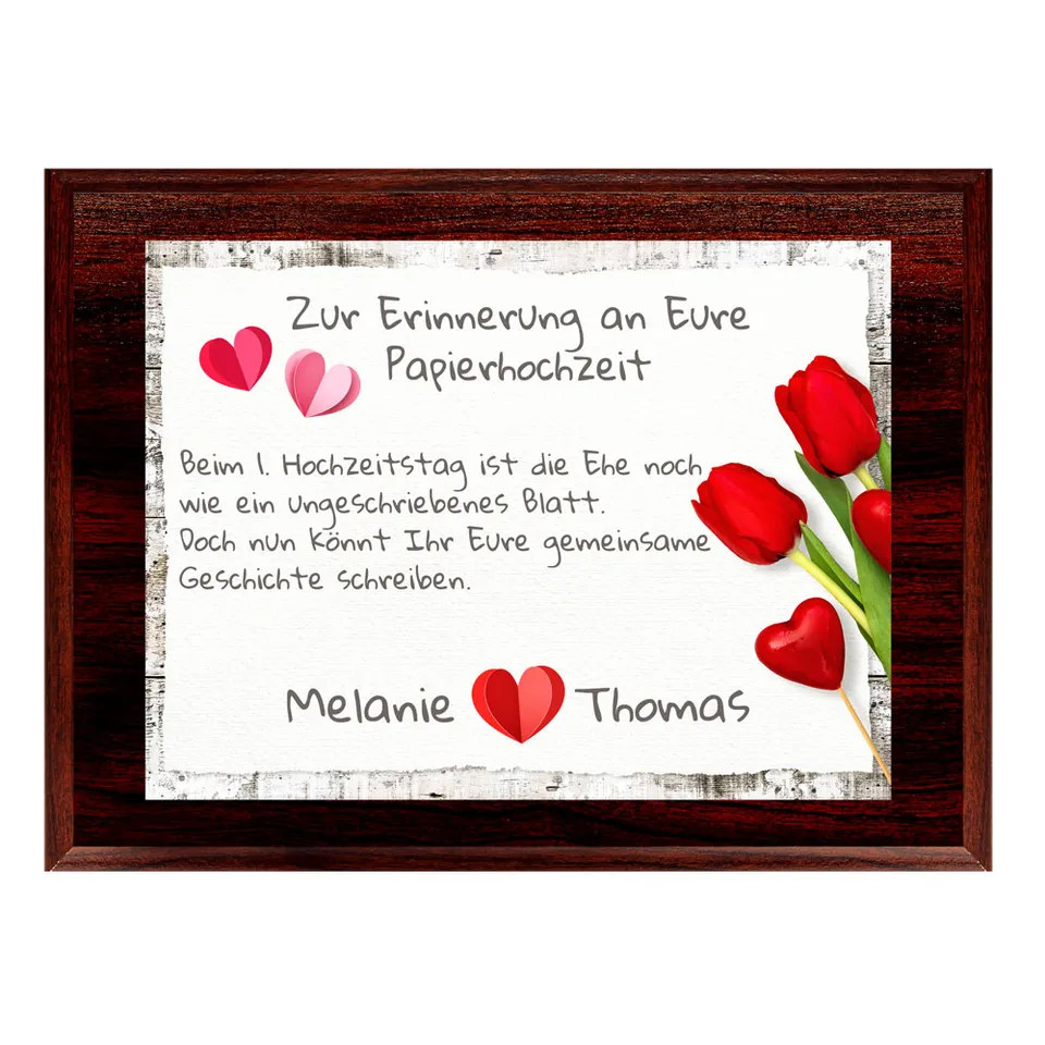geschenke364-holztafeln-1-hochzeitstag-papierhochzeit-holztafel-mit-namen image 1