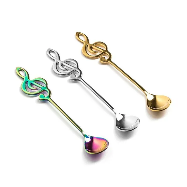 geschenke364-heimdeko-teel-ffel-set-musik-3er-notenschl-ssel-bunt image 1