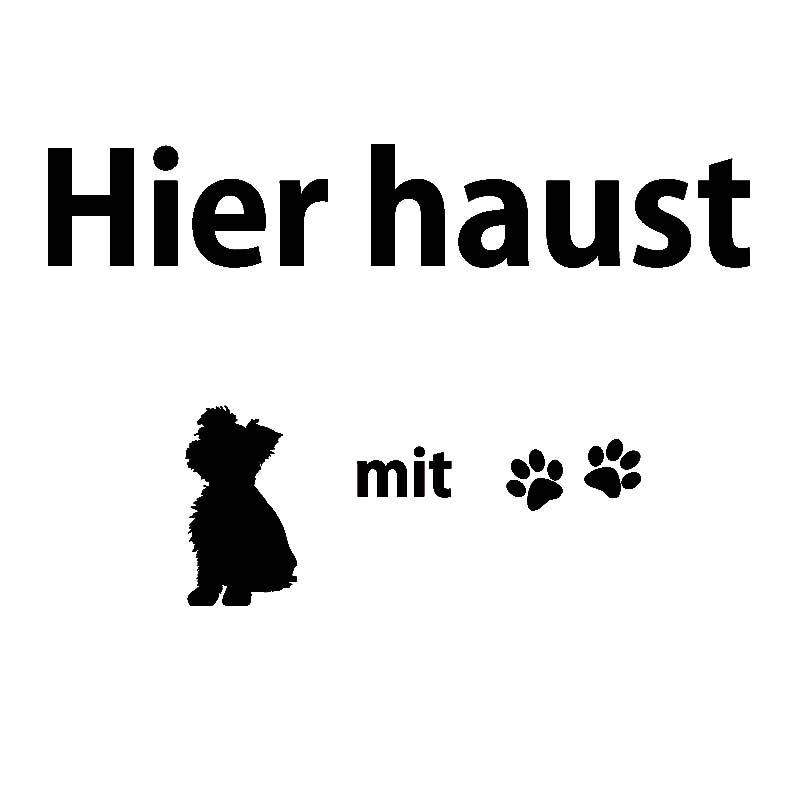 geschenke364-tiere-wandaufkleber-yorkshire-terrier-mit-name-55-cm image 8
