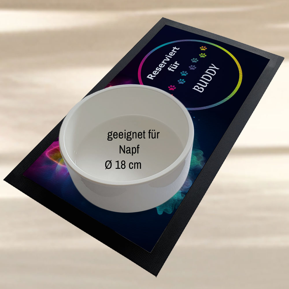 geschenke364-chihuahua-napfunterlage-mit-name-neon-44cm image 3