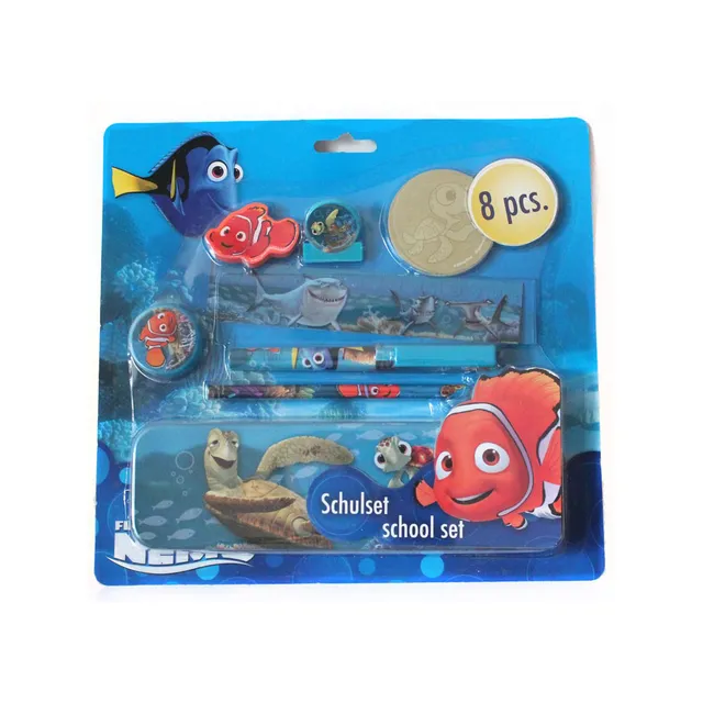 disney-nemo-schulset-8-teilig-blister-stiftebox-lineal image 1