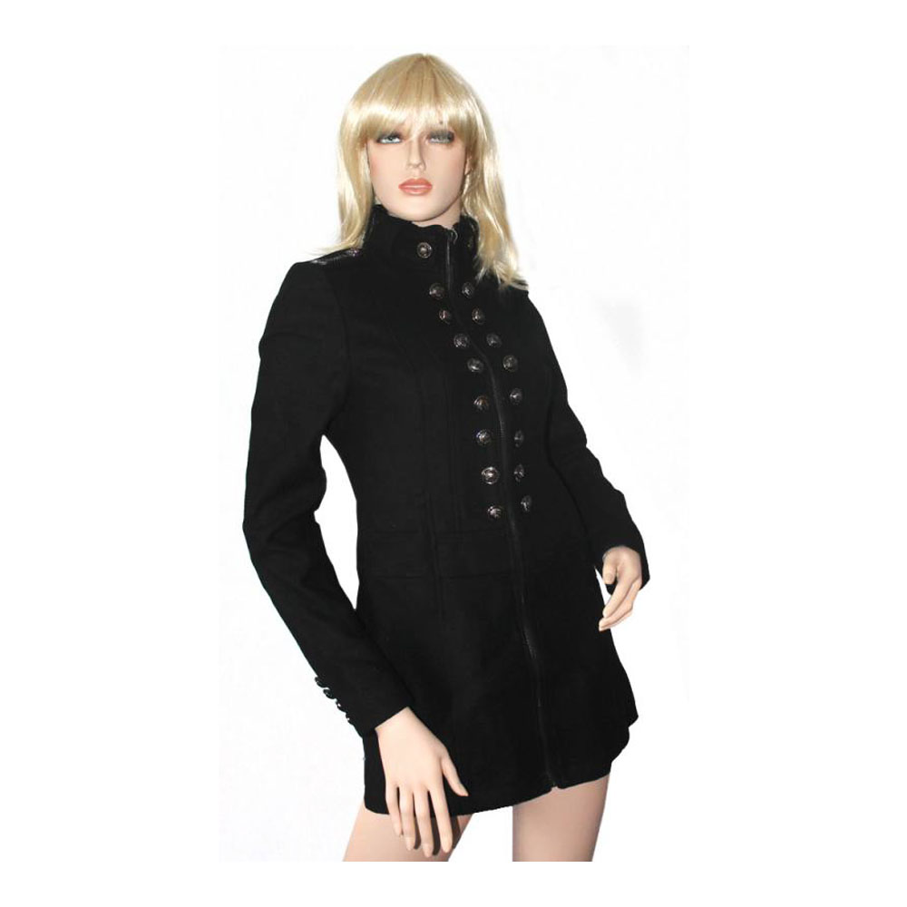 cipo-baxx-damen-blazer-jacke-schwarz-wolle image 5