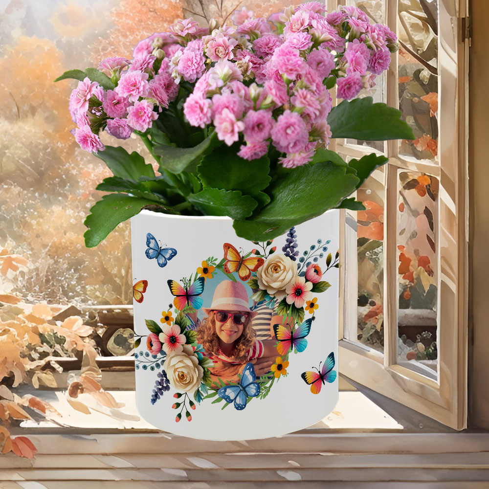 geschenke364-blumentopf-vase-xl-blumentopf-mit-foto-blumenkranz-keramik image 2