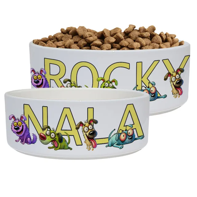 geschenke364-n-pfe-hundenapf-name-witzige-hunde-keramik-18-cm image 1