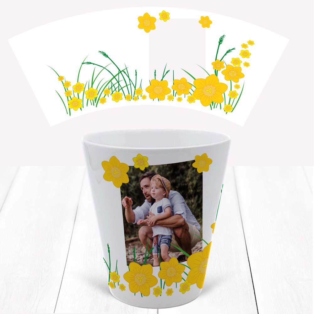 geschenke364-blumentopf-vase-blumentopf-mit-foto-gelbe-blumen-10-cm image 3
