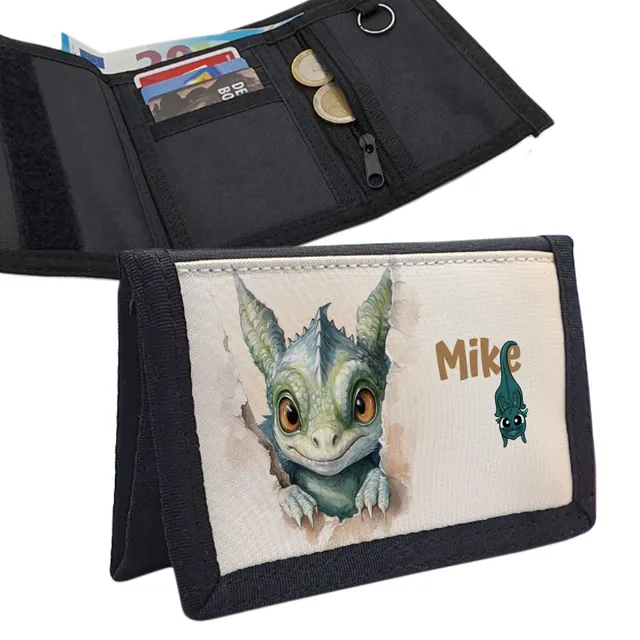 geschenke364-drache-kindergeldbeutel-mit-name-sichtfenster image 1