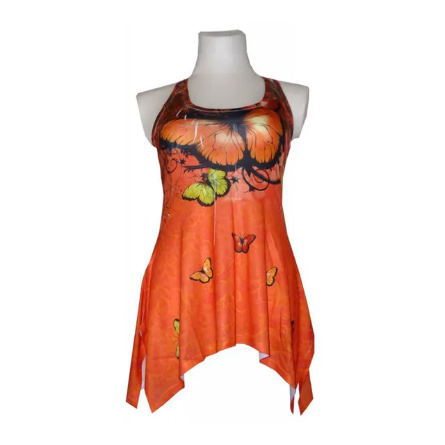 geschenke364-damenmode-schmetterling-tank-top-orange-gr-m image 1