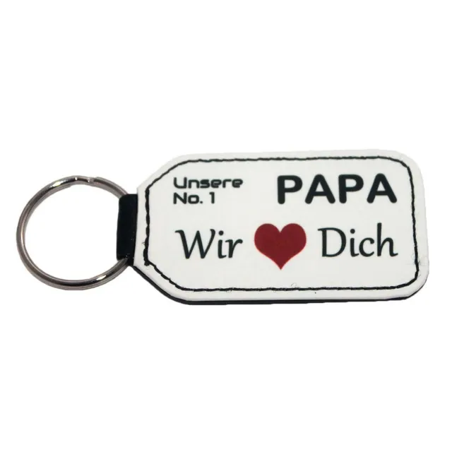 papa-schl-sselanh-nger-kunstleder-no-1-geschenk image 1