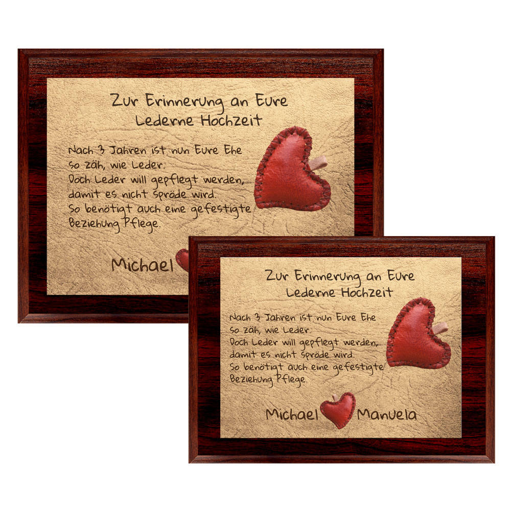 geschenke364-holztafeln-3-hochzeitstag-lederne-hochzeit-holztafel-mit-namen image 2