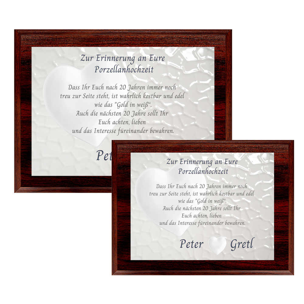 geschenke364-holztafel-20-hochzeitstag-porzellanhochzeit-namen image 2