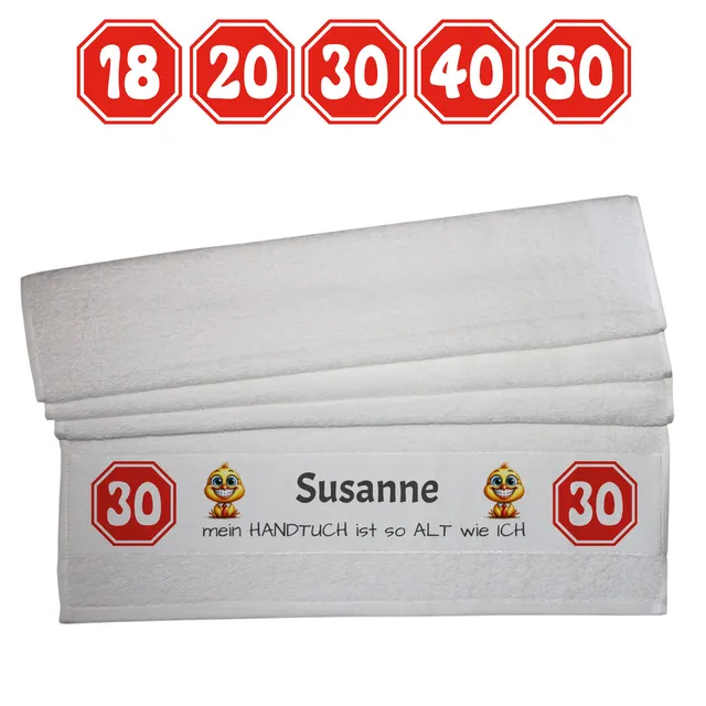 geschenke364-smile-handtuch-mit-name-geburtstag-wei-50x100-cm image 1