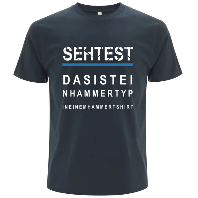 geschenke364-t-shirts-sehtest-hammer-typ-denim-organic-biobaumwolle image 1