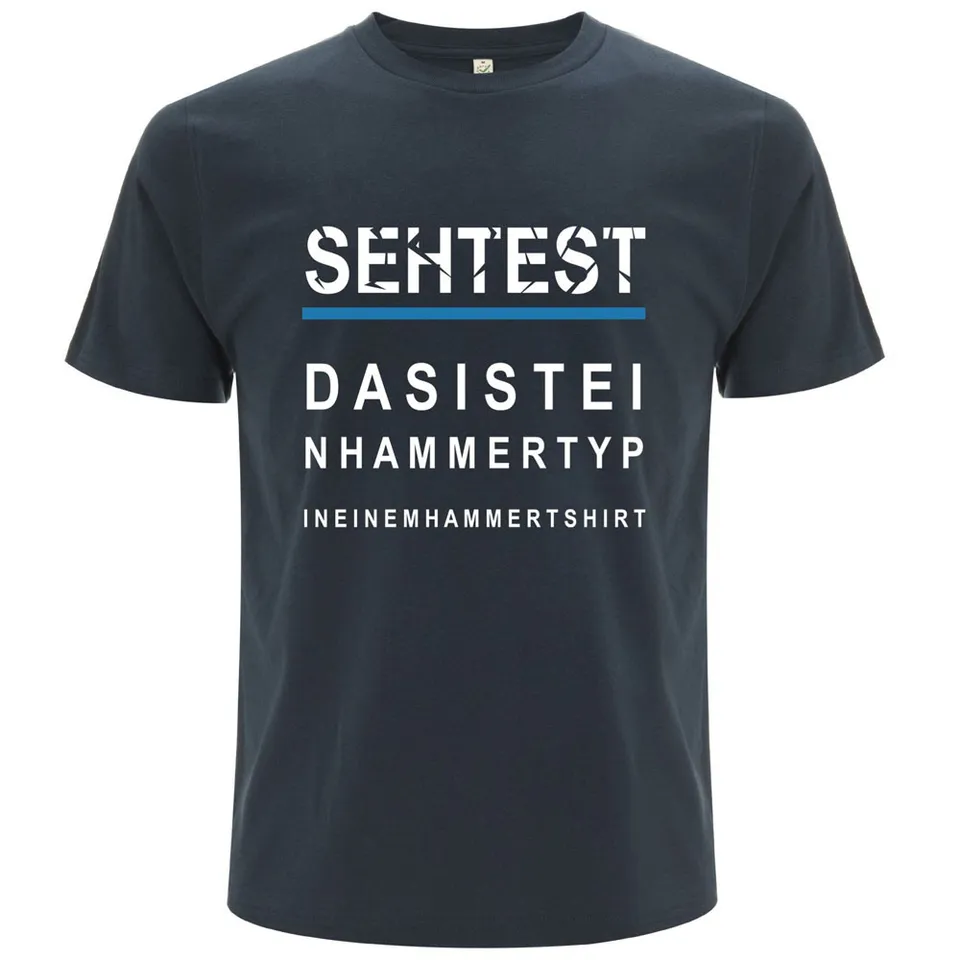 geschenke364-t-shirts-sehtest-hammer-typ-denim-organic-biobaumwolle image 1