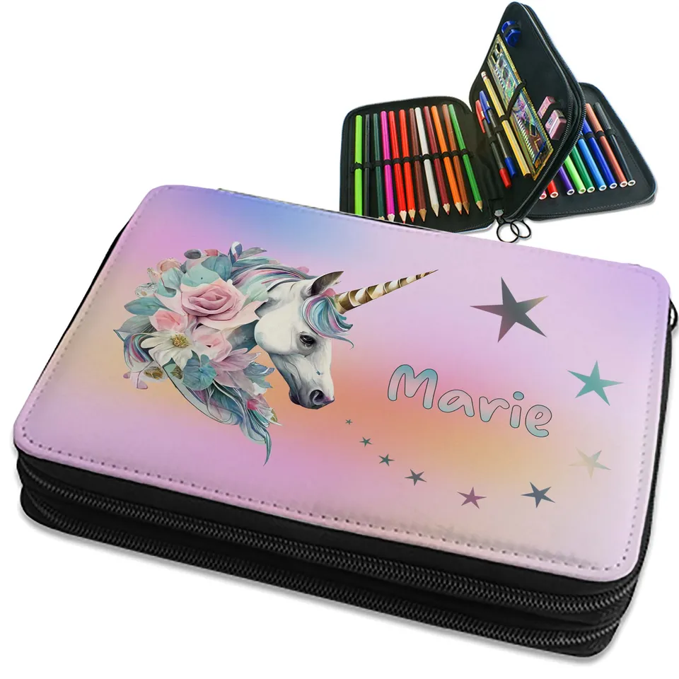 geschenke364-federmappe-mit-name-einhorn-03-gef-llt-21x16-cm image 1