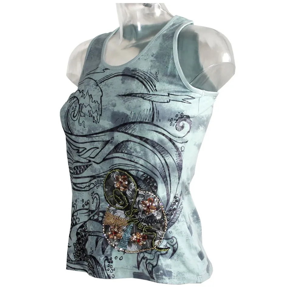 geschenke364-damenmode-tank-top-signet-1265-mintgr-n-stickerei image 1