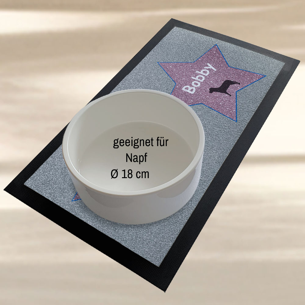 geschenke364-futtermatten-napfunterlage-hund-sterne-mit-namen image 3