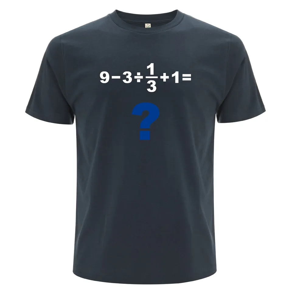 geschenke364-t-shirts-rechenaufgabe-denim-bio-shirt image 1