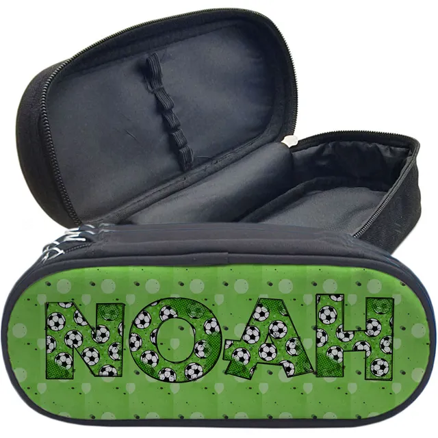 geschenke364-schulbedarf-stiftemappe-mit-name-fu-ball-gr-n image 1