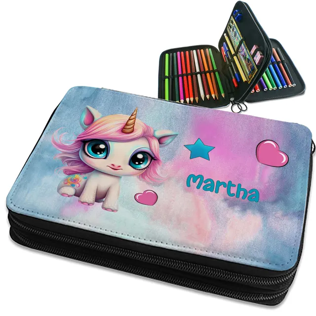 geschenke364-schulbedarf-federmappe-einhorn-01-m-dchen-mit-name-gef-llt image 1
