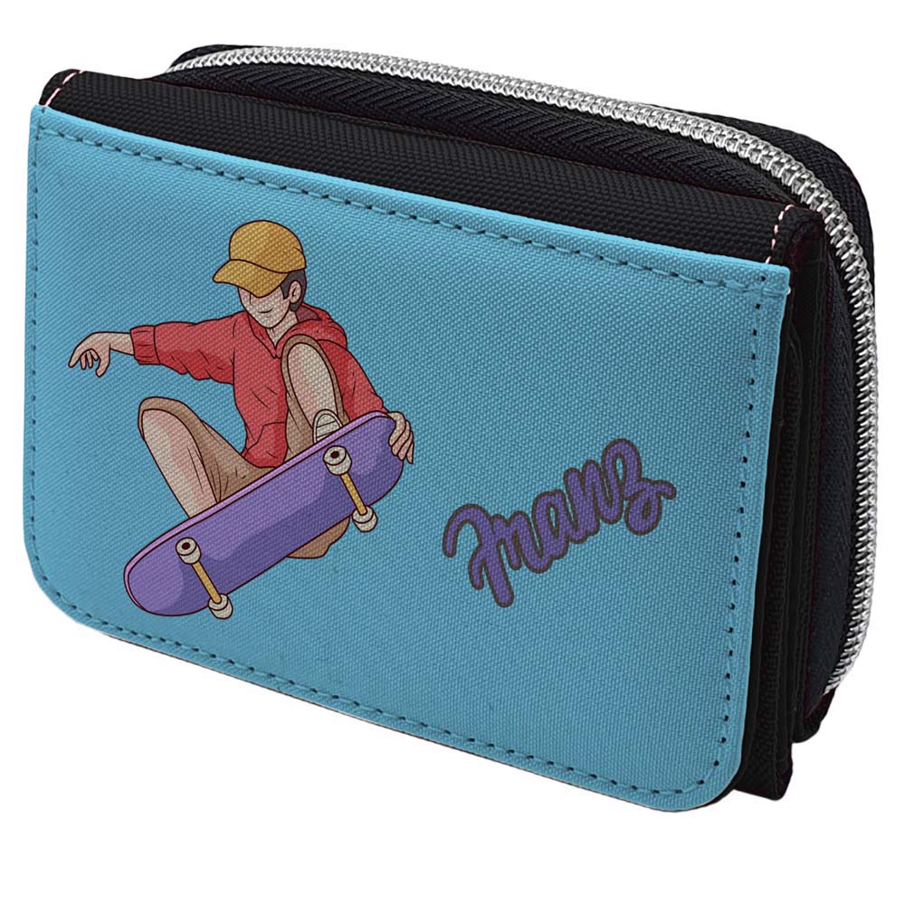 geschenke364-geldbeutel-skateboarder-mit-name-textil-rot image 8