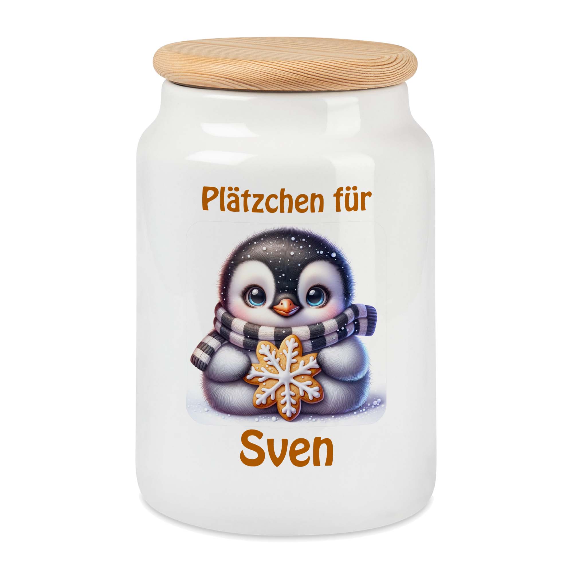geschenke364-pl-tzchen-keramikdose-mit-name-pinguin-700-ml image 3
