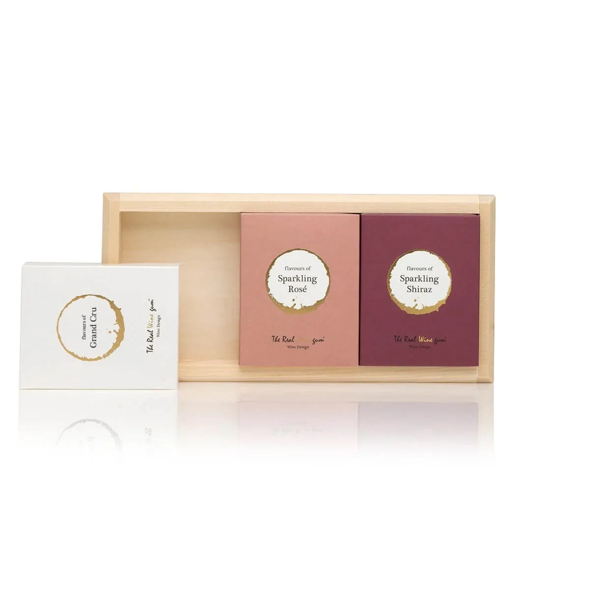 vinoos-the-real-wine-gum-trio-deluxe-on-wood-weingummi-set-vegan image 3