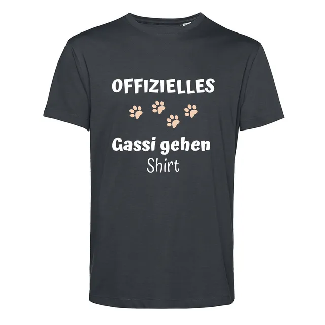 geschenke364-t-shirts-herren-gassi-gehen-shirt-bio-baumwolle image 1
