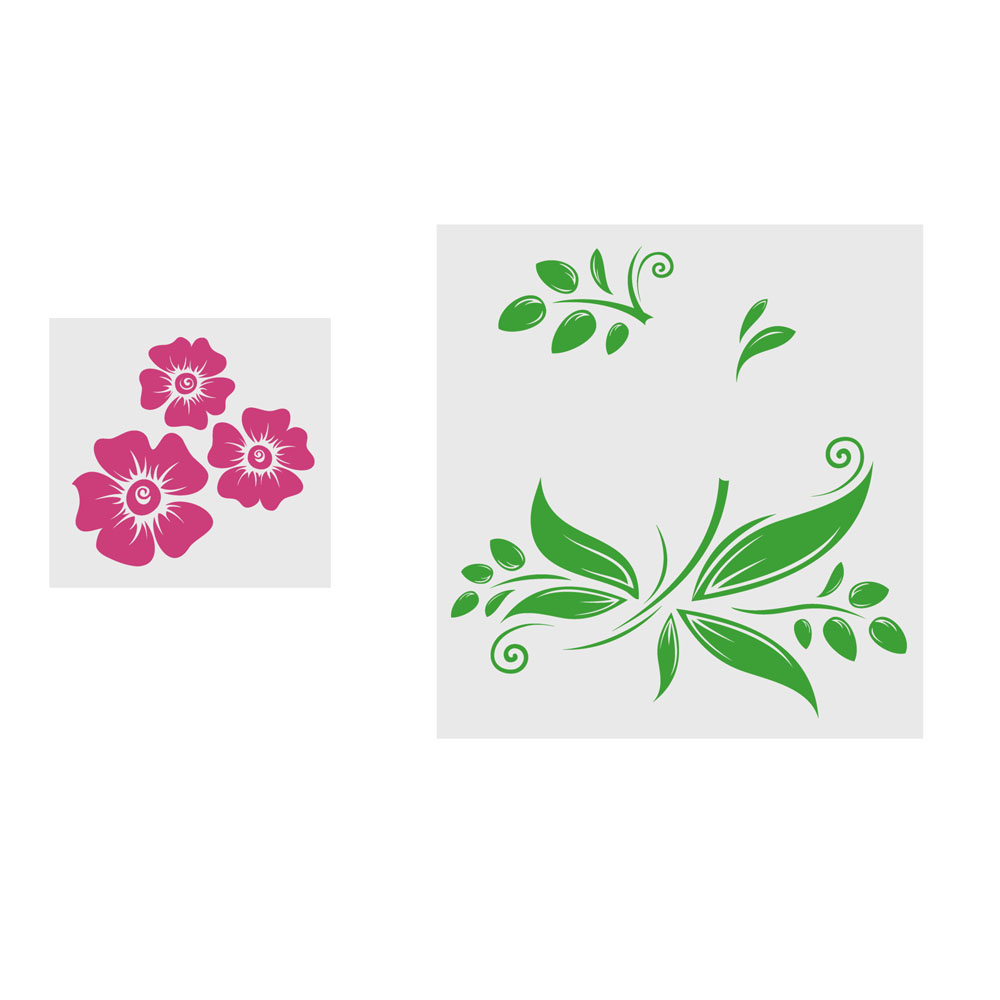 geschenke364-wohn-schlafzimmer-wand-tattoo-blume-zweifarbig-wandtattoo-rot-25-cm image 5