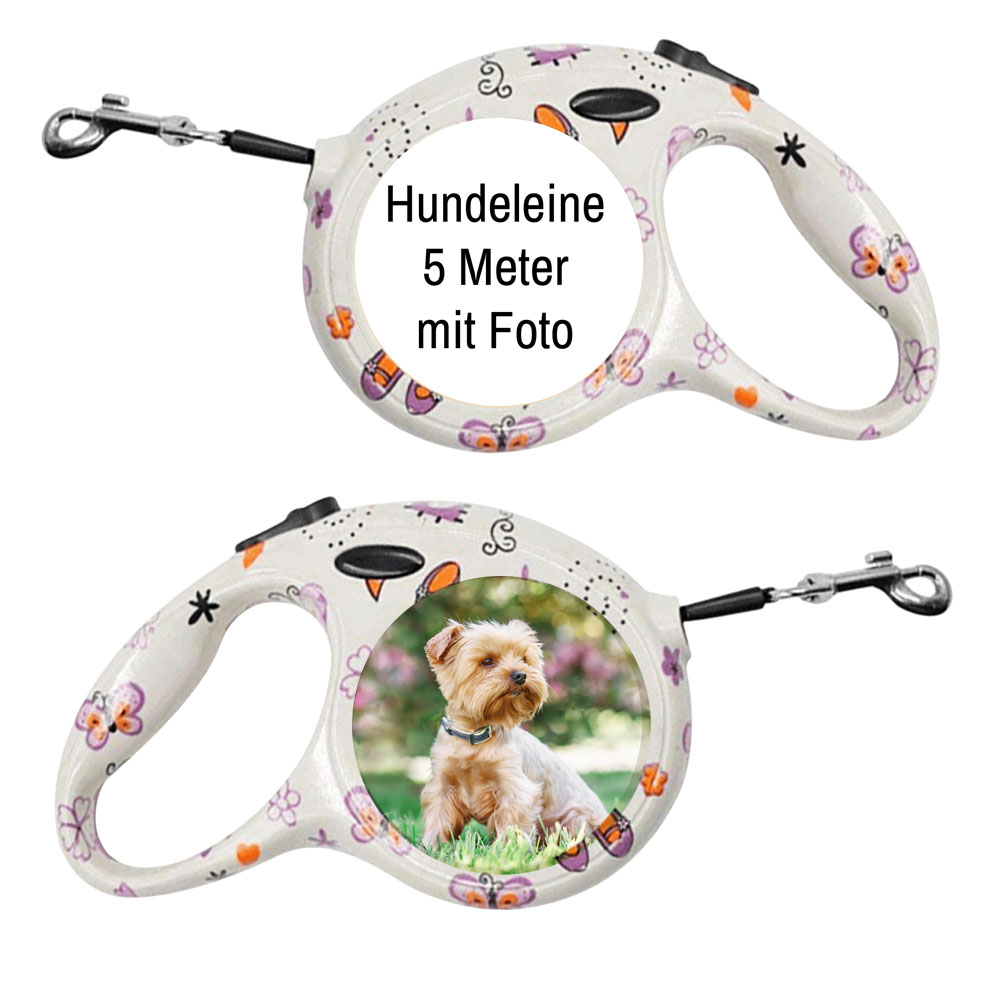 geschenke364-hundeleinen-wei-5-meter-selbst-gestalten-mit-foto image 1
