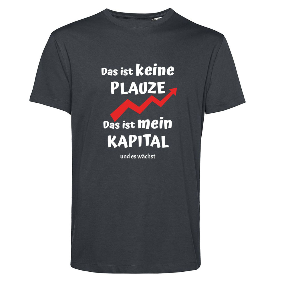 geschenke364-t-shirts-keine-plauze-organic-t-shirt-asphalt-bio image 1