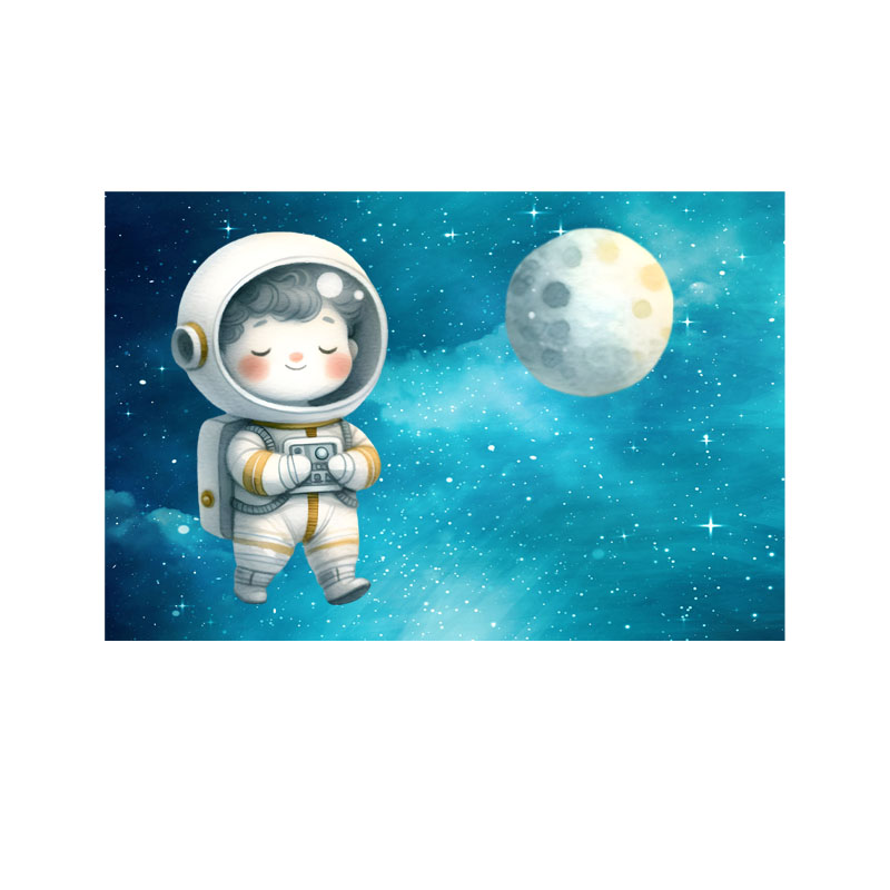 geschenke364-geldbeutel-astronaut-mit-name-textil-rot-12cm image 8