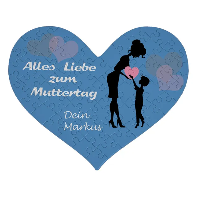 geschenke364-puzzle-herz-muttertag-junge-mit-name-63-teile image 1