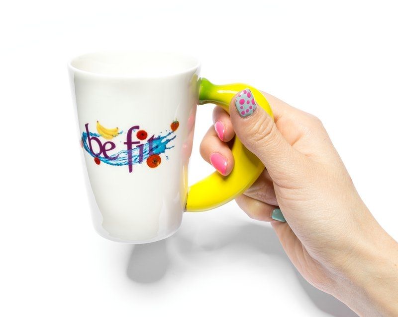 geschenke364-heimdeko-veggie-tasse-banane-230ml-wei image 2