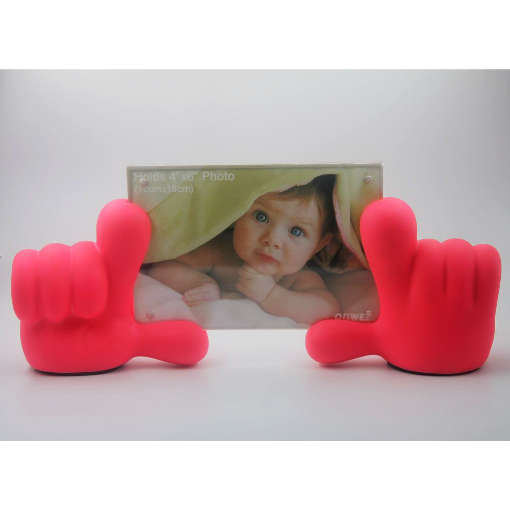 geschenke364-heimdeko-baby-bilderrahmen-babyh-nde-rosa-10x15 image 2