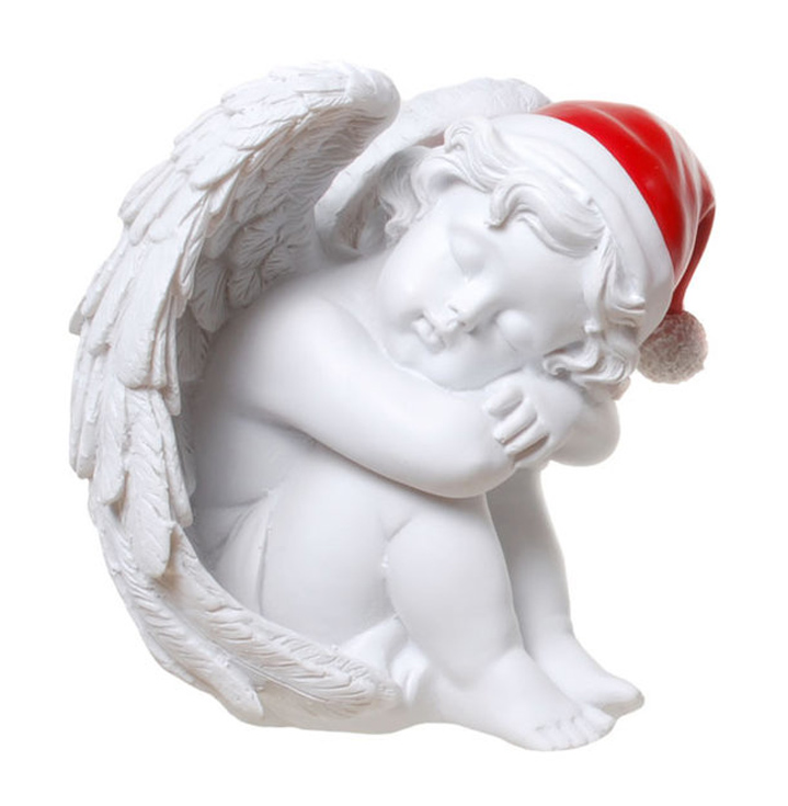 geschenke364-engel-weihnachtsengel-rote-m-tze-dekofigur-12-cm image 1