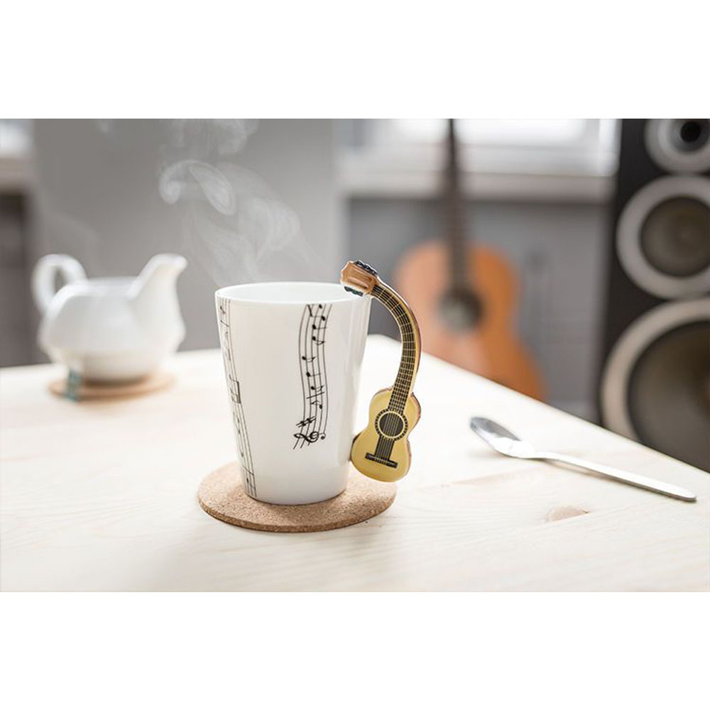 geschenke364-heimdeko-musik-becher-gitarre-porzellan-250-ml image 2