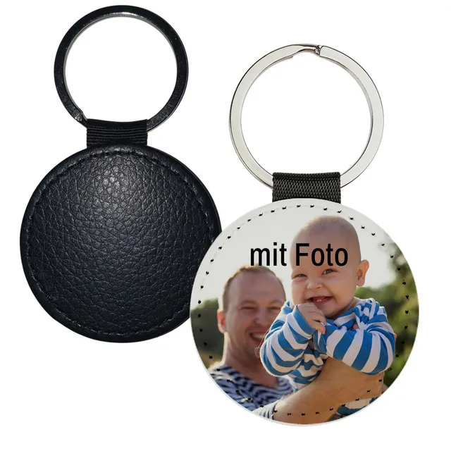geschenke364-schl-sselanh-nger-rund-kunstleder-mit-foto-52-mm image 1