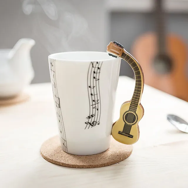 geschenke364-heimdeko-musik-becher-gitarre-porzellan-250-ml image 1
