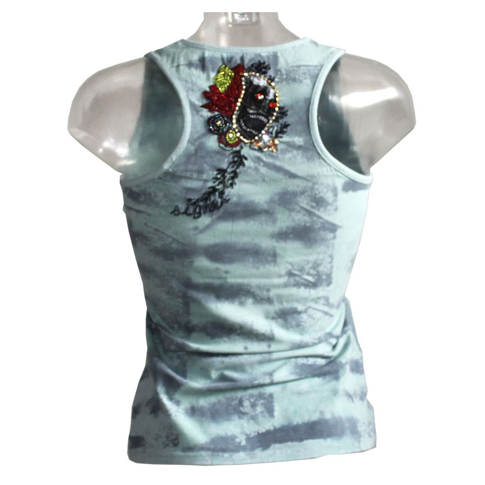 geschenke364-damenmode-tank-top-signet-1265-mintgr-n-stickerei image 2
