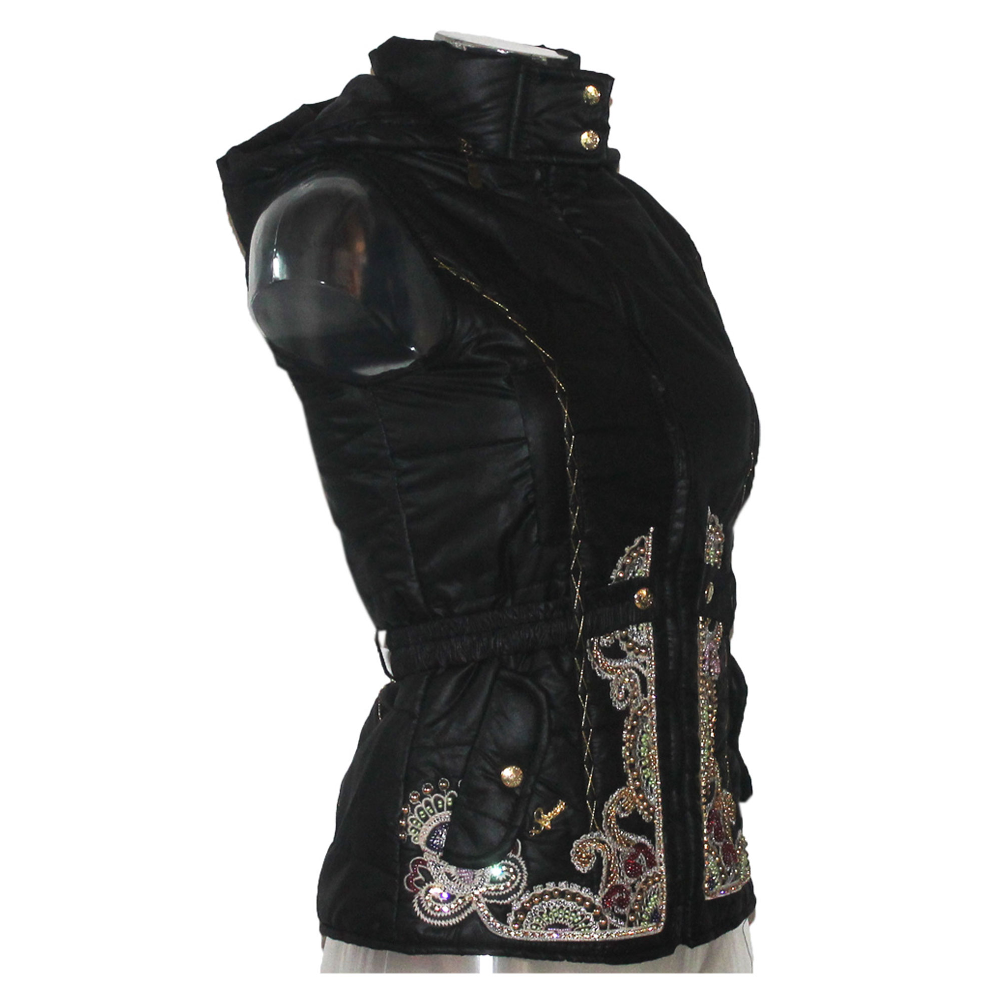 signet-3196-damen-weste-kapuze-stickerei-schwarz image 1