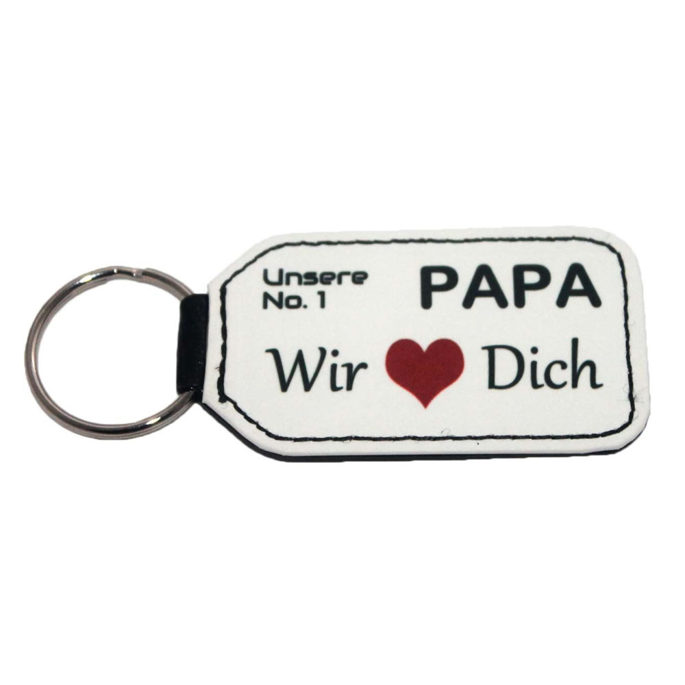 papa-schl-sselanh-nger-kunstleder-no-1-geschenk image 1