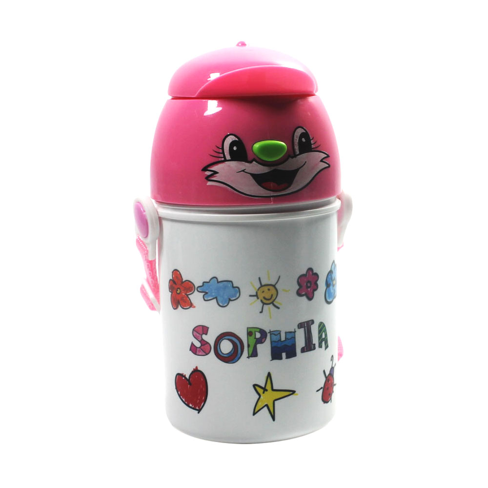 geschenke364-schulbedarf-lunch-box-trinkflasche-pink-mit-name image 4