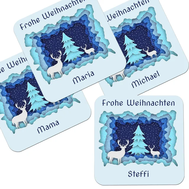 geschenke364-untersetzer-winterlandschaft-glasuntersetzer-mit-name image 1