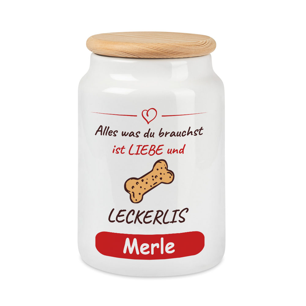 geschenke364-liebe-und-leckerlis-leckerlidose-mit-name-wei image 2